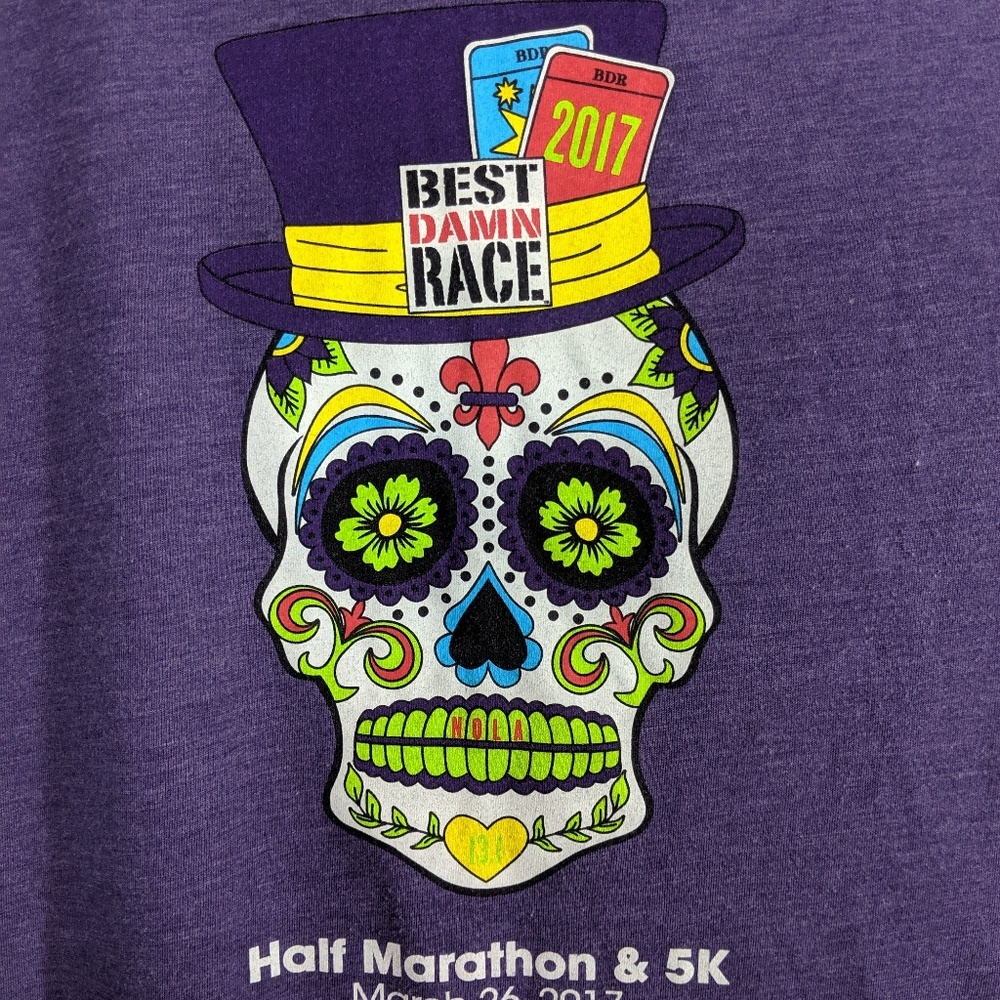 Best Damn Race New Orleans Sugar Skull TShirt